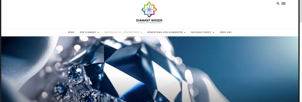 Screenshot Diamant-Wissen