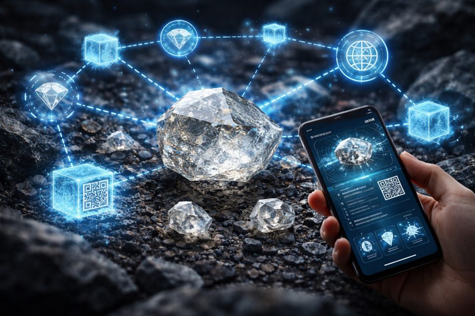 Symbolbild Blockchain Diamanten